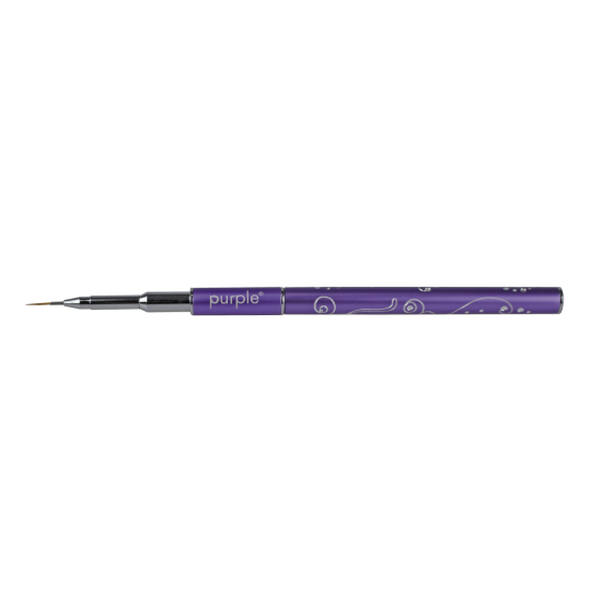 Pincel Nylon Nail Art #00 metallic handle -