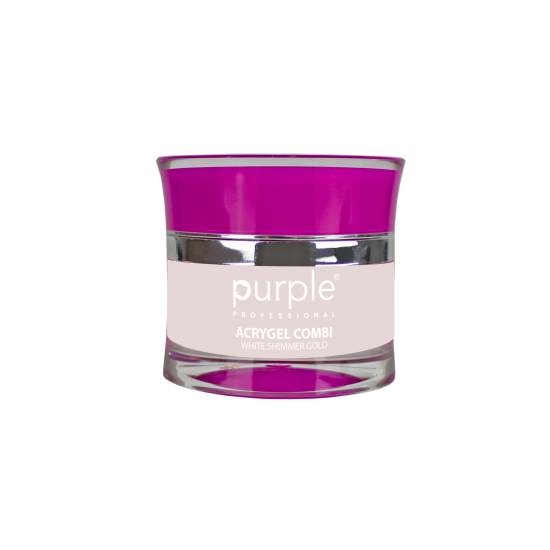 Acrygel White Shimmer Gold 50 g