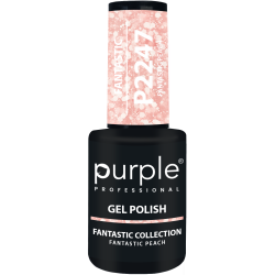 Gel Polish Fantastic Peach  flakes 10ml