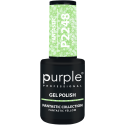 Gel Polish Fantastic Yellow  flakes 10ml
