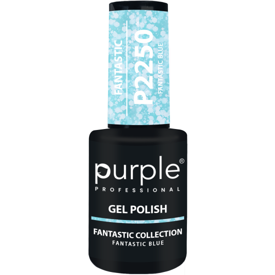 Gel Polish Fantastic Blue  flakes 10ml