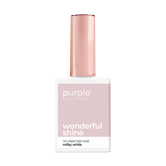 Wonderful Shine Milky White No Wipe Top Coat NOVA IMAGEM