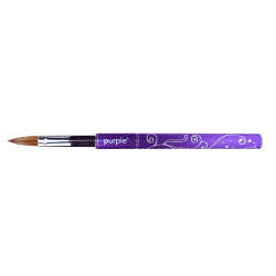 Pincel Oval Acr&iacute;lico 100% Racoon #8 metallic handle -