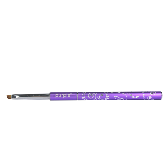 Pincel Nylon Nail Art One Stroke S 3mm/4,5mm metallic handle -