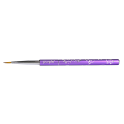 Pincel Nylon Nail Art Sombras 2mm/11mm metallic handle -