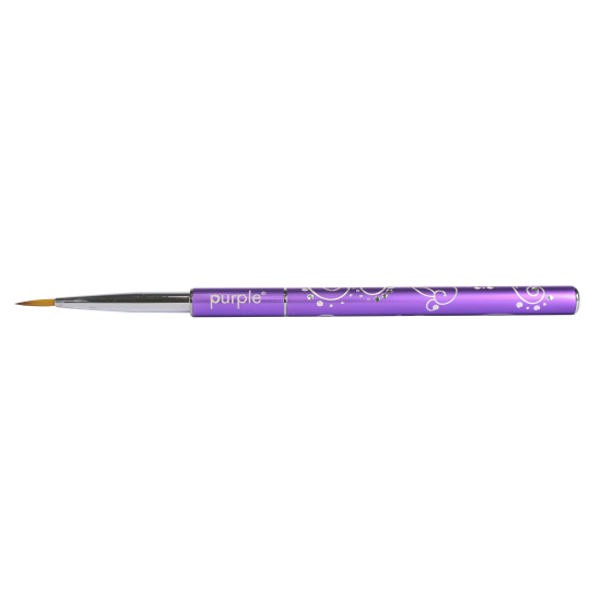 Pincel Nylon Nail Art Sombras 2mm/11mm metallic handle -