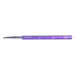 Pincel Kolinsky Mini Nail Art Plastiart e Acr&iacute;lico metallic handle -