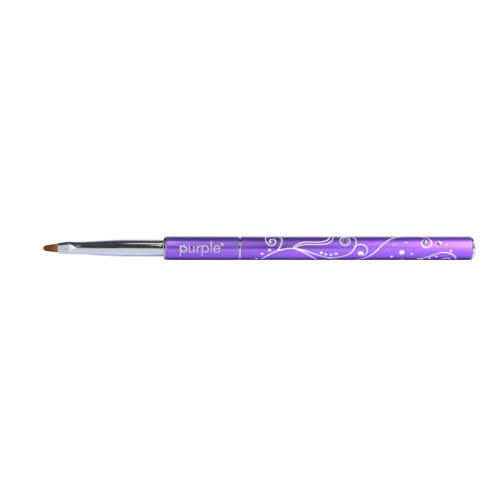 Pincel Nylon Nail Art Folk, Zhostovo e Plastiart metallic handle -